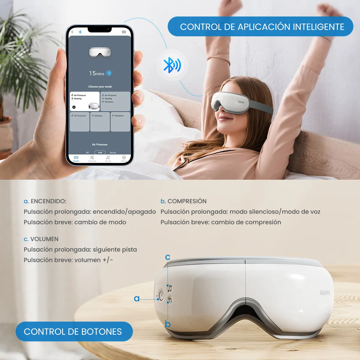 Masajeador Ocular Inteligente RENPHO