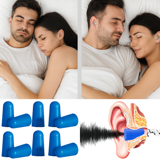 5 pares de tapones para los oídos de colores aleatorios